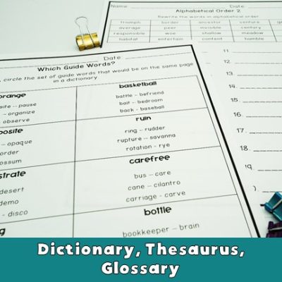 Reference Books Worksheets and Activities - Vestal's 21st Century Classroom