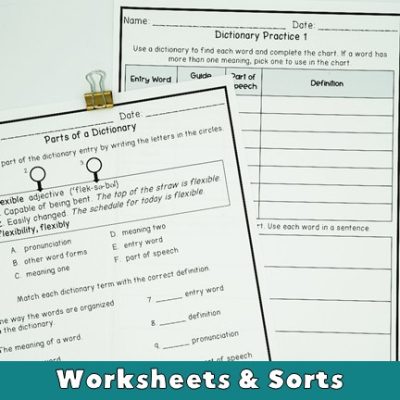 Reference Books Worksheets and Activities - Vestal's 21st Century Classroom