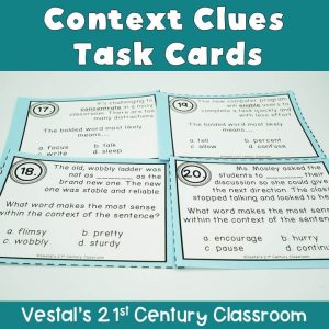 Context Clues Task Cards