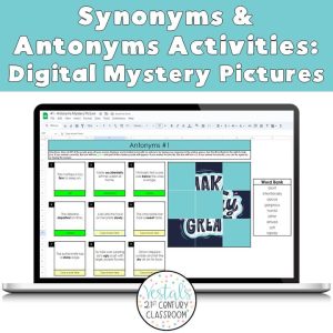 Synonyms and Antonyms Activities for Google